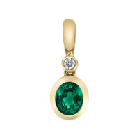 Pendant to match emerald earrings